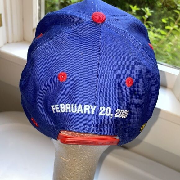 Vtg Nascar 2000 Daytona 500 The Great American Race red & blue snap back cap - Picture 4 of 7